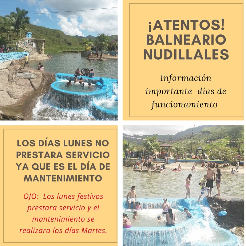 CONOCE LOS DI�S DE MANTENIMIENTO DEL BALNEARIO NUDILLALES 